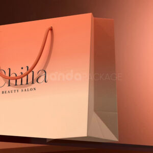 Coral Pink Gift Bag