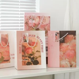 Floral Print Gift Bag