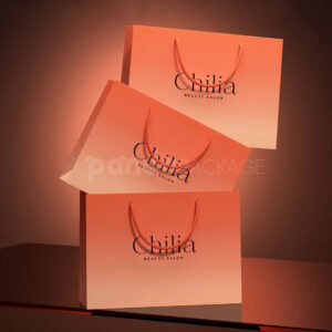 Coral Pink Gift Bag