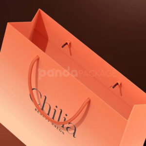 Coral Pink Gift Bag