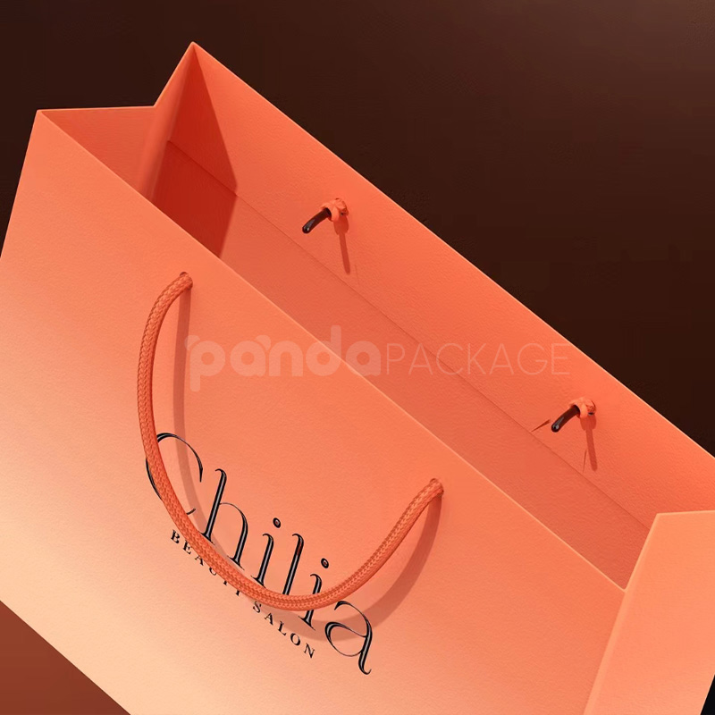 Coral Pink Gift Bag