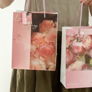 Floral Print Gift Bag