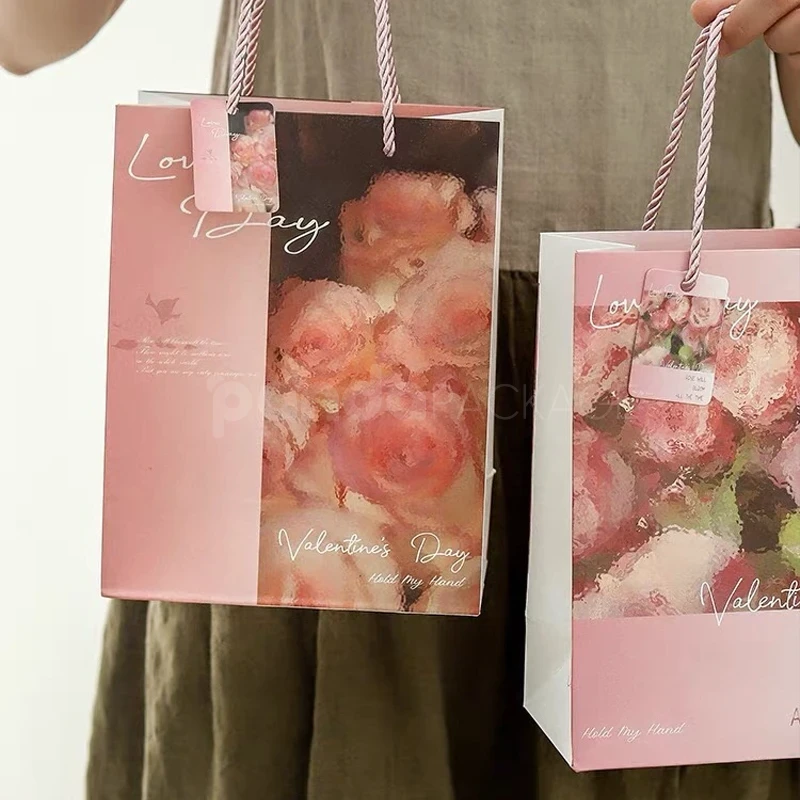 Floral Print Gift Bag