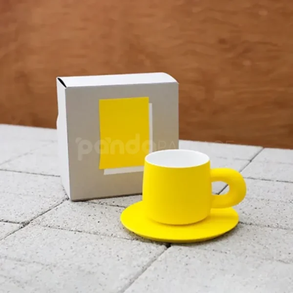 Minimalist Kraft Paper Box with Creative Closure Design