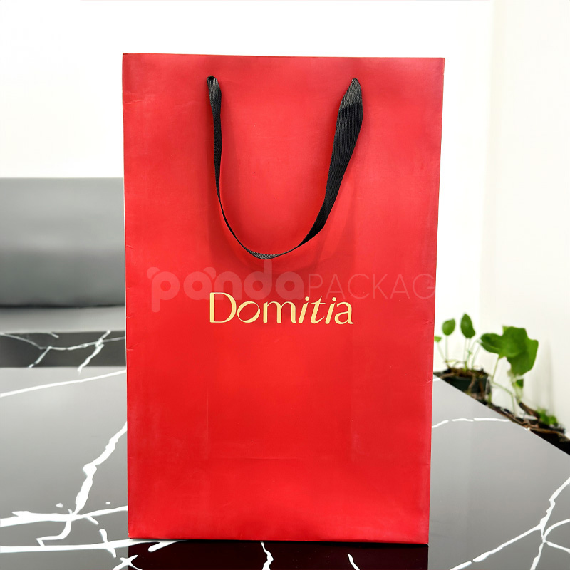 Matte Red Gift Bag