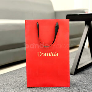 Matte Red Gift Bag
