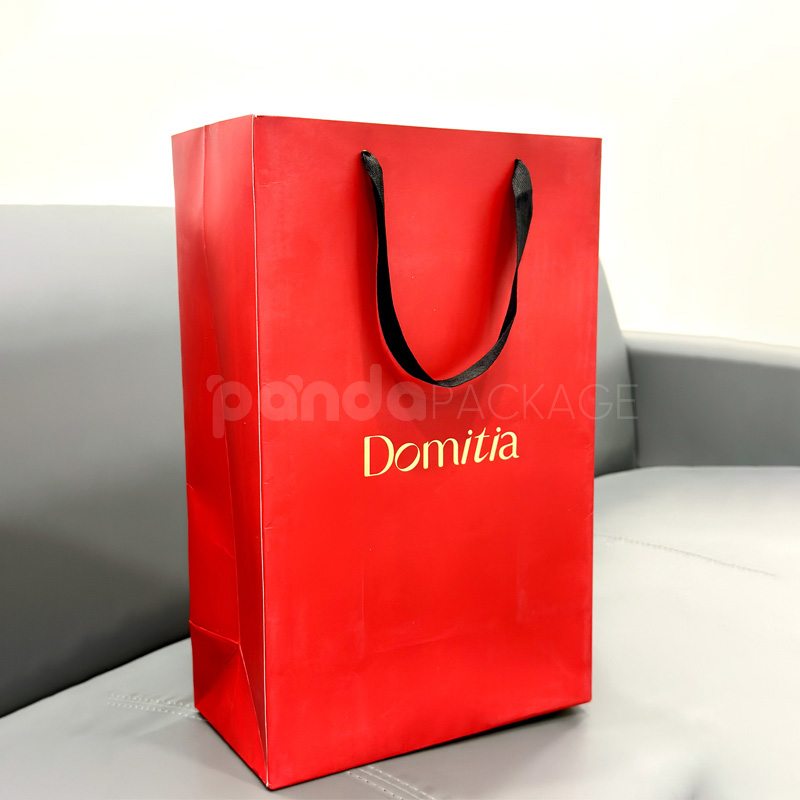 Matte Red Gift Bag