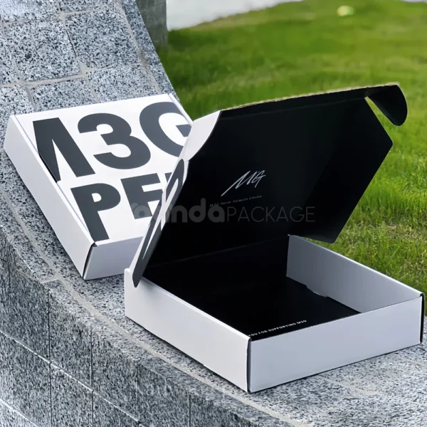 Streetwear Shoe & Apparel Packaging Box with Bold Graphic Design