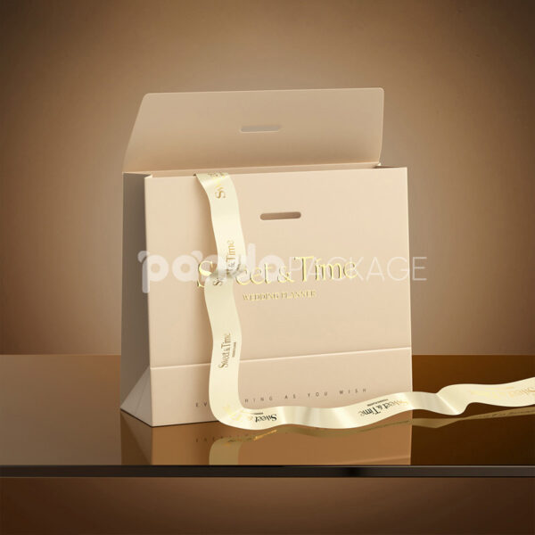 Elegant Gift Box with Satin Ribbon Bow