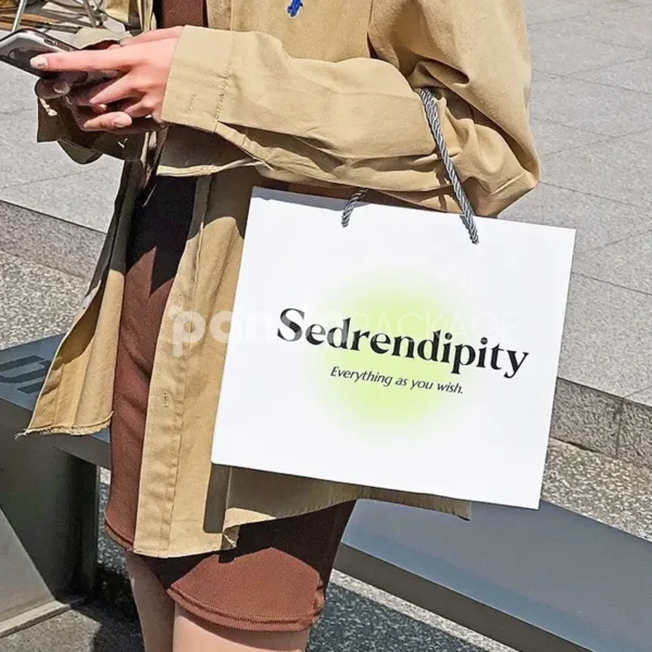 Gradient Serendipity Gift Bag with Satin Handles