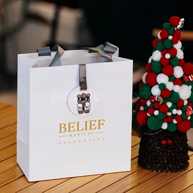 Luxury White Gift Bag