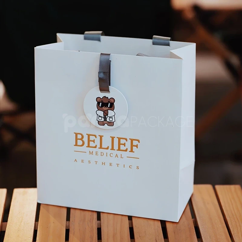 Luxury White Gift Bag