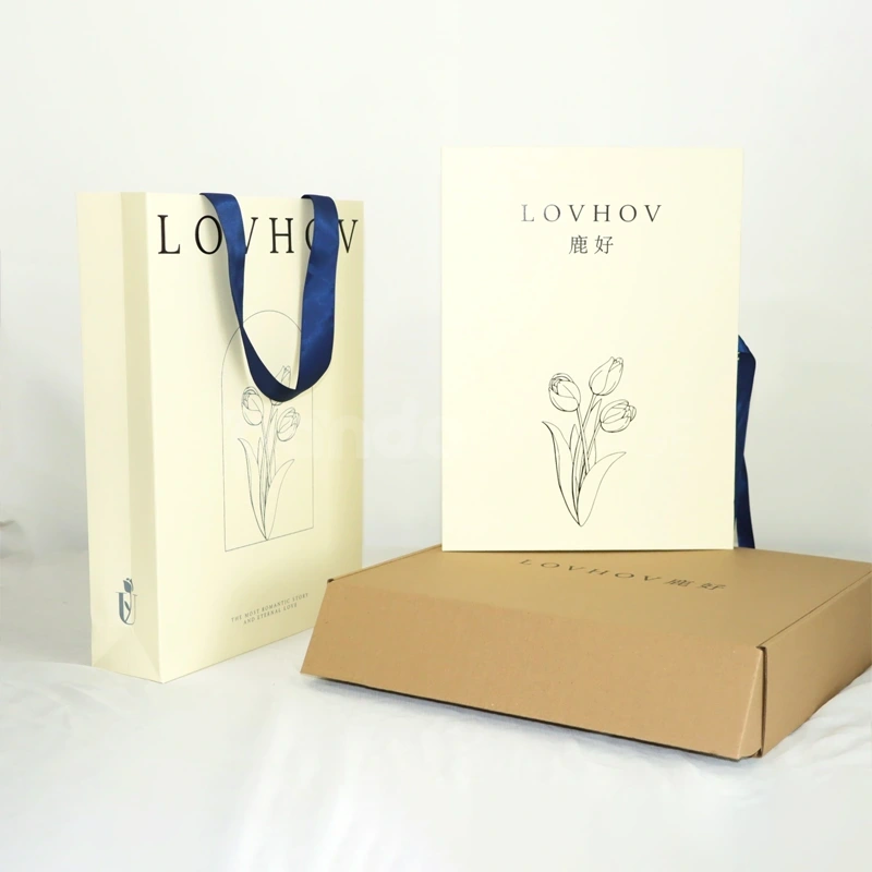 White Paper Gift Bag