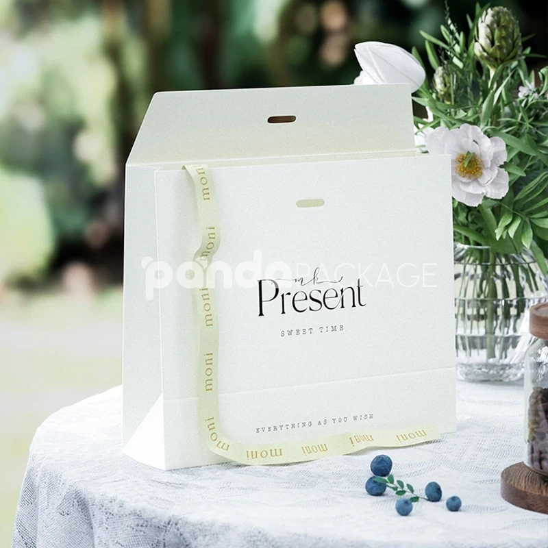 Elegant White Gift Bag