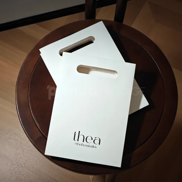 Sleek Cutout Handle Paper Bag