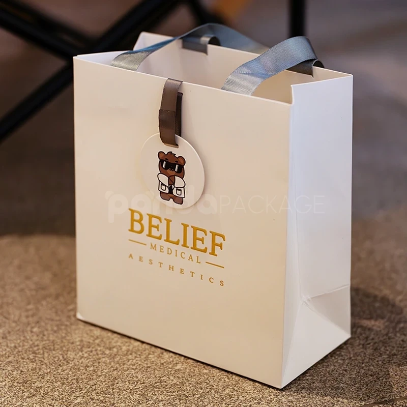 Luxury White Gift Bag