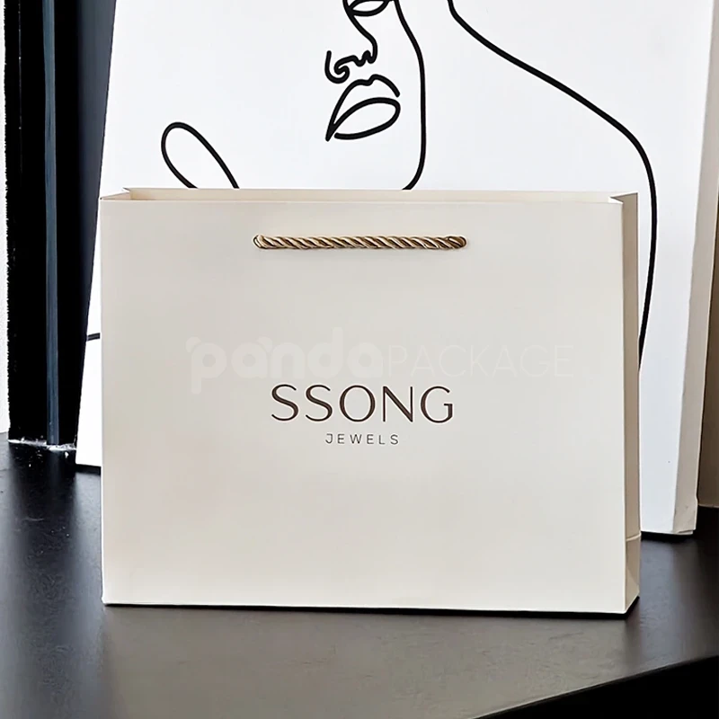 Cream Gift Bag