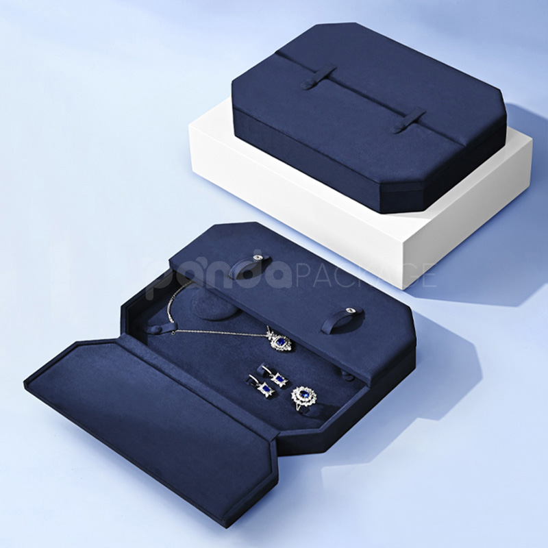 Velvet Jewelry Set Display Book