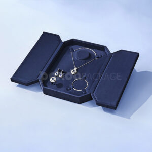 Velvet Jewelry Set Display Book