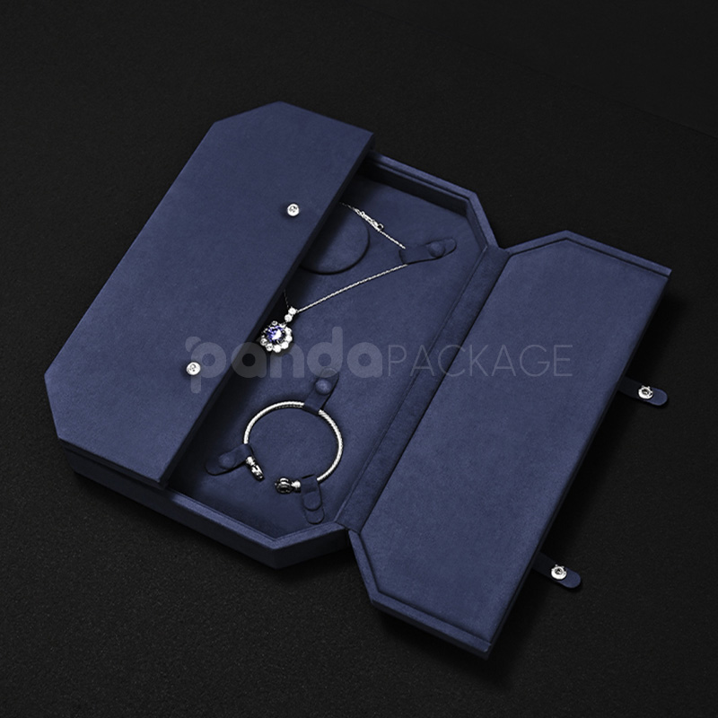 Velvet Jewelry Set Display Book