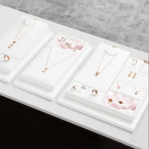 White Jewelry Display Tray