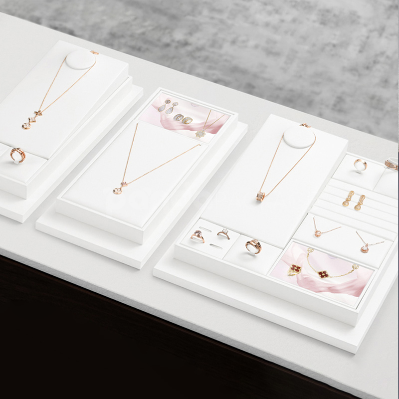 White Jewelry Display Tray