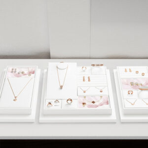 White Jewelry Display Tray