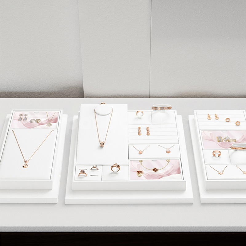 White Jewelry Display Tray