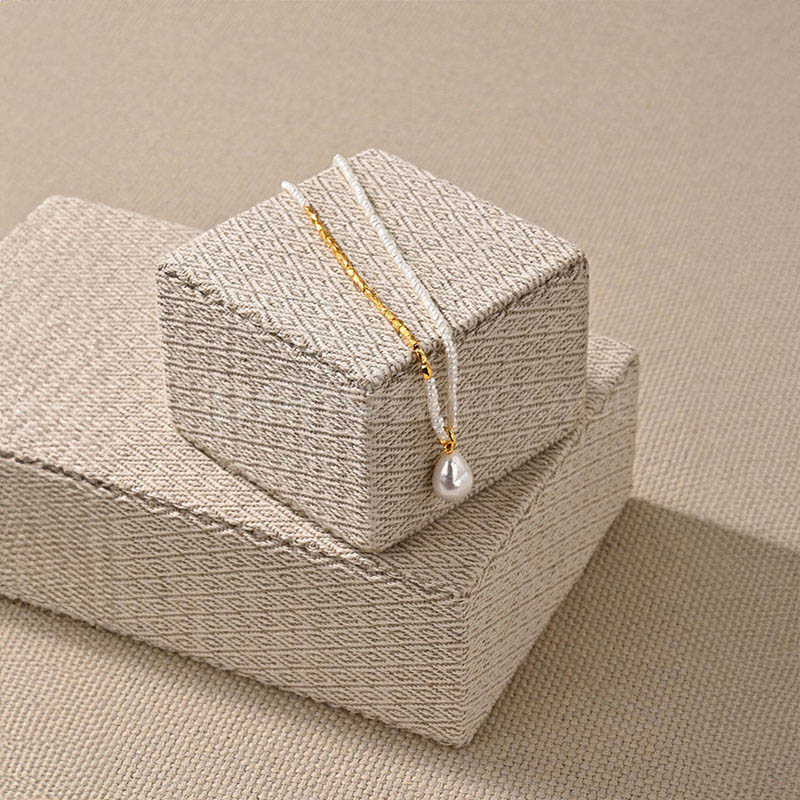 Linen Jewelry Box