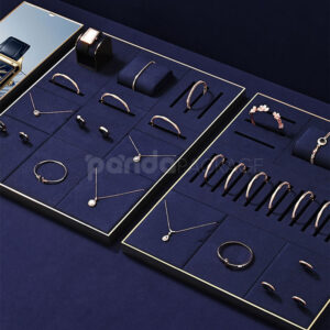 Gold-Frame Jewelry Display Tray