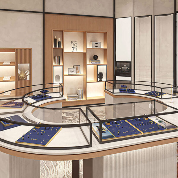 Luxury Velvet Gold-Frame Jewelry Display Tray