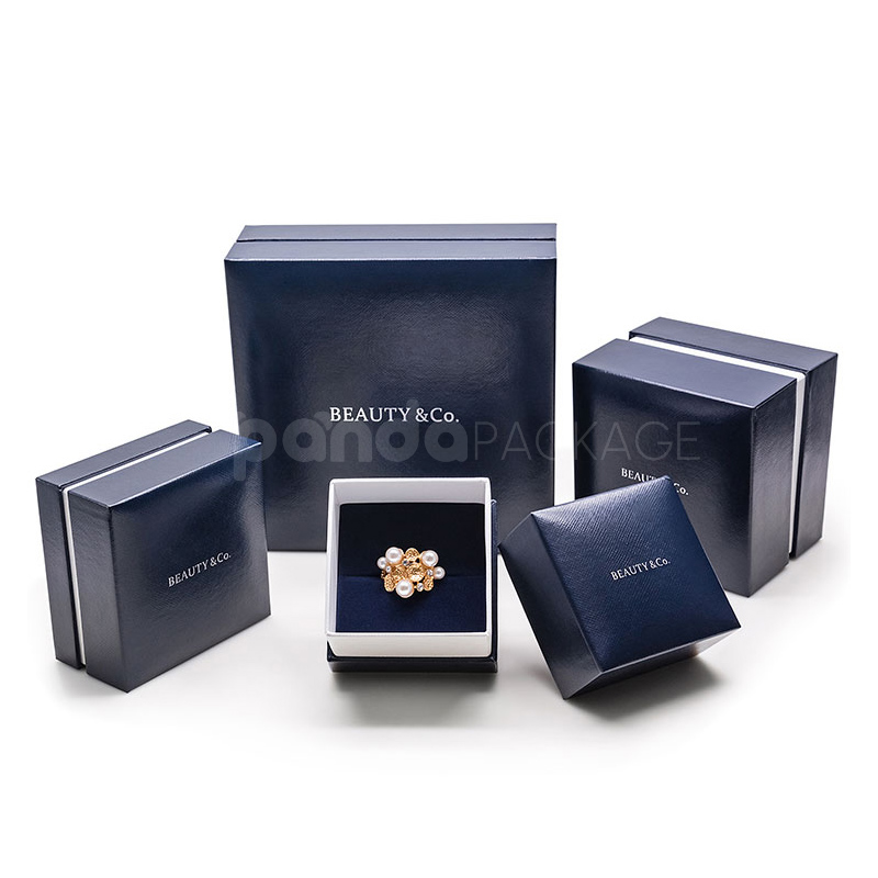 Chic Navy Gift Box for Jewelry