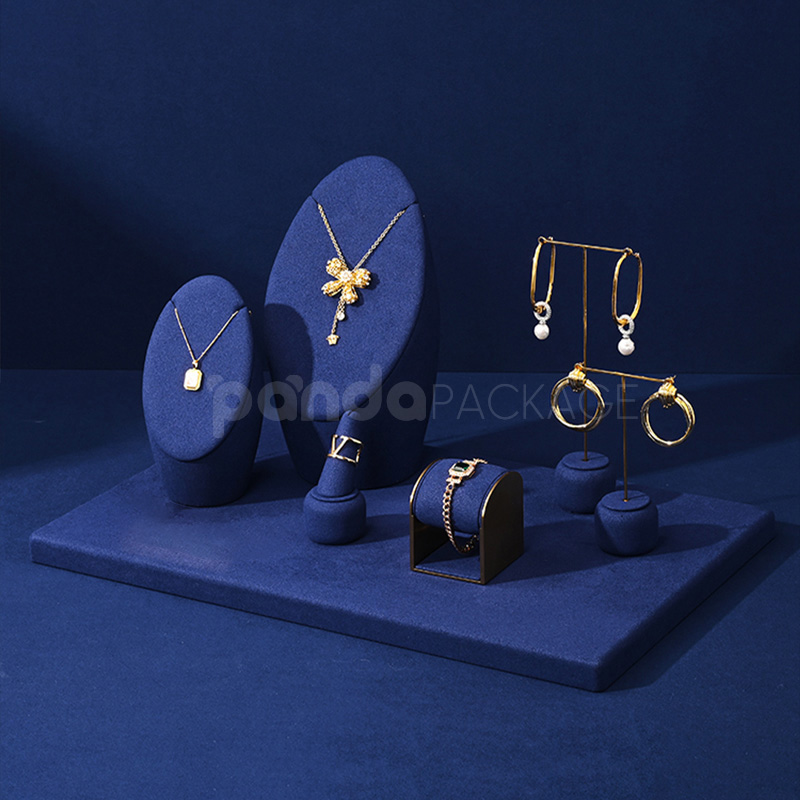 Velvet Jewelry Display Set
