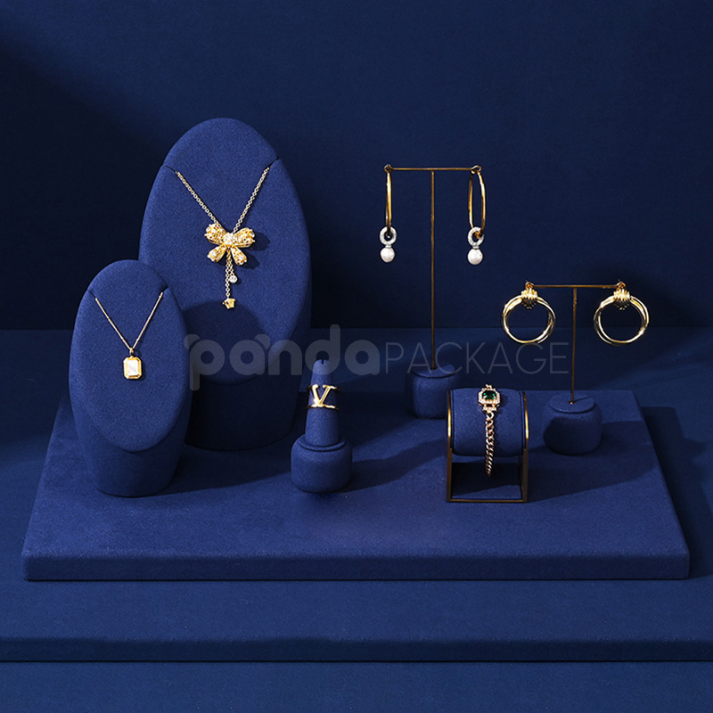 Velvet Jewelry Display Set