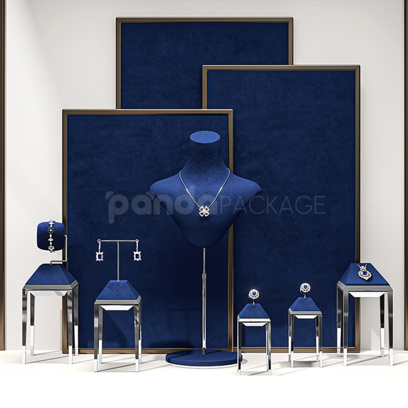 Velvet Jewelry Display Set
