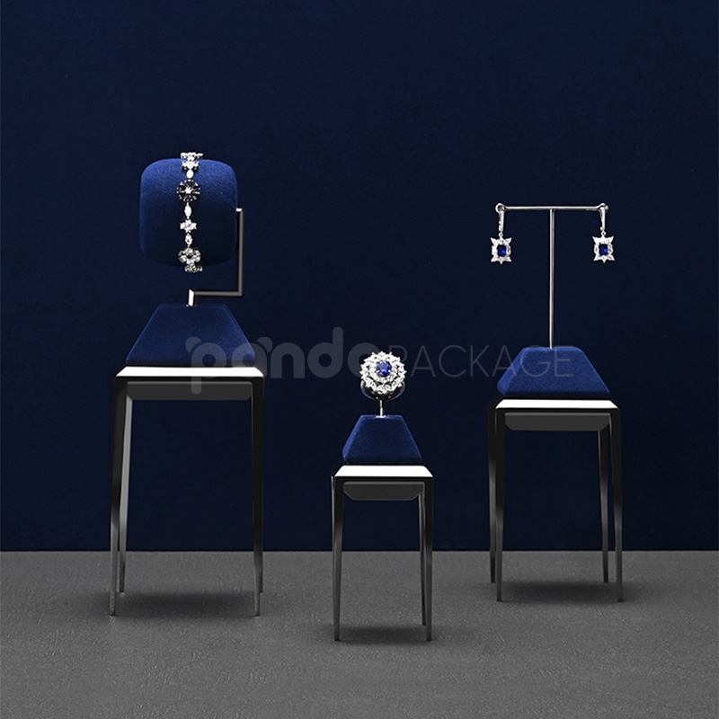 Velvet Jewelry Display Set