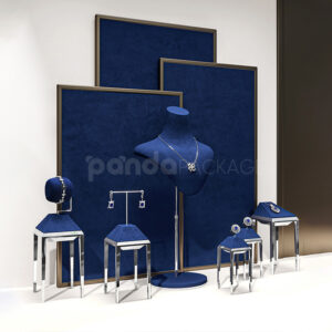 Velvet Jewelry Display Set