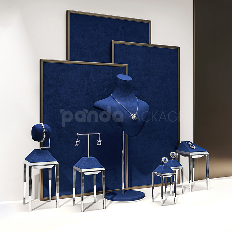 Velvet Jewelry Display Set
