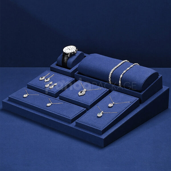 Royal Blue Velvet Jewelry Display Tray