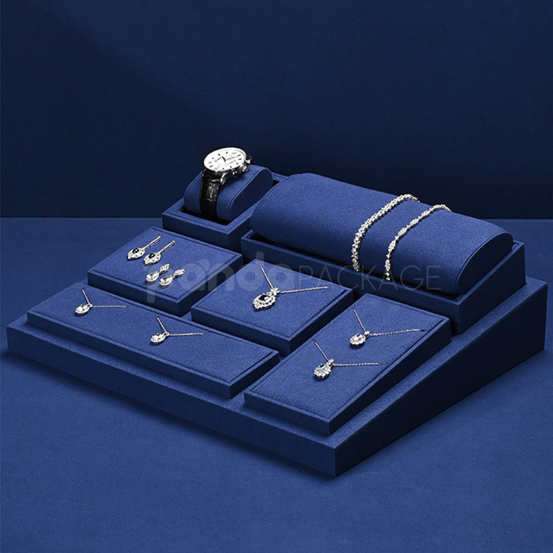Velvet Jewelry Display Tray