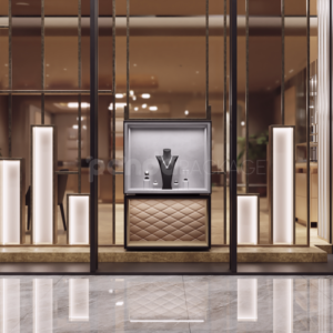 White Jewelry Display Stand Set