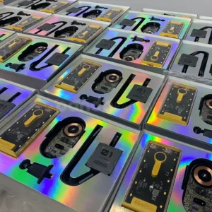 Holographic Space Black Tech Gift Box Futuristic Rocket Kit