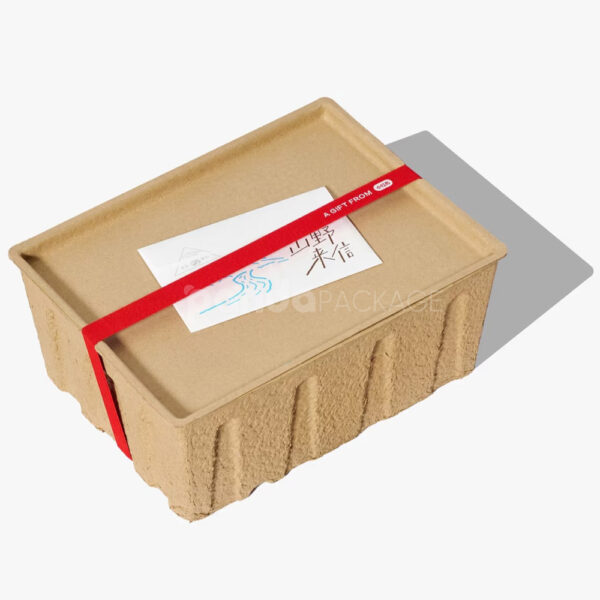 GreenVault TwoPiece LidBase Recycled Kraft Box Beige