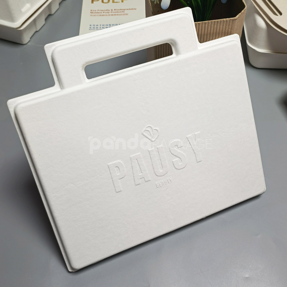 PausyBloom 4-Slot White EcoPack Box eco-friendly storage solution