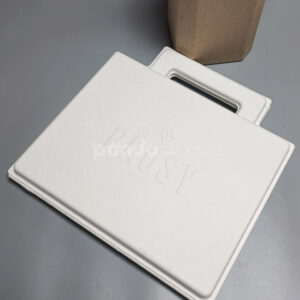 PausyBloom 4-Slot White EcoPack Box eco-friendly storage solution