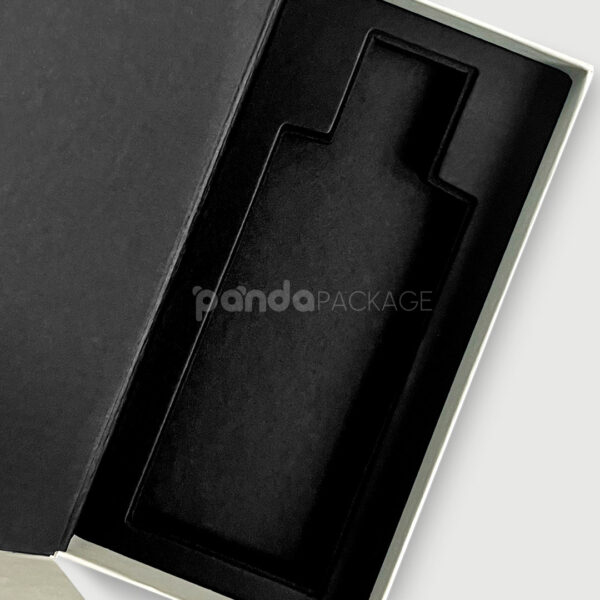 Elegant Ivory Airplane Gift Box – Blind Embossed for Perfume Branding