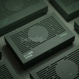Green Bamboo-Style Tea Gift Box - second image