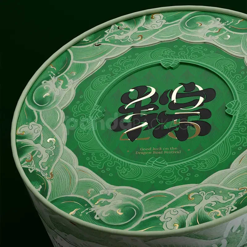Jade Dragon Boat Festival Celebration Box for Elegant Cultural Gift