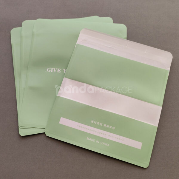 Mist Green Eco-Friendly Window Cut-Out Bag – Matte Finish, Transparent Window
