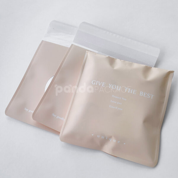 Mist Orange Lightweight Polyethylene Window Cut-Out Packaging with Matte Finish